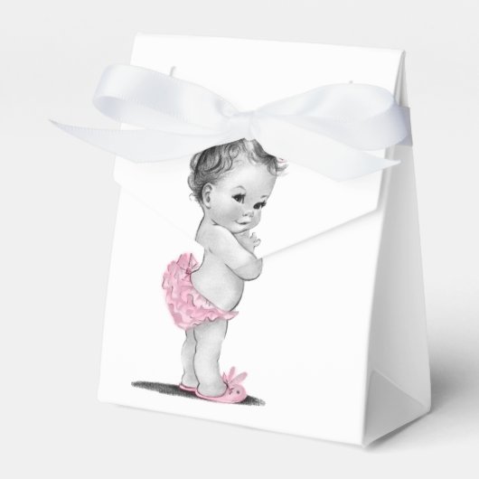 Zoete Baby shower Favor Boxes Bedankdoosjes (Voorkant Zijde)