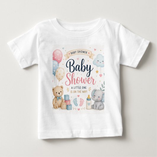 Zoete baby shower viering (Voorkant)