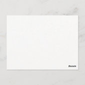Zoete Baby Shower Viering Briefkaart (Achterkant)