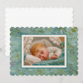 Zoete Baby Uitnodiging (Voorkant / Achterkant)