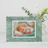 Zoete Baby Uitnodiging (Staand voorkant)