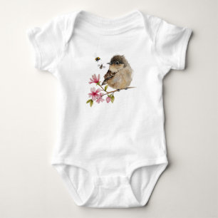 Zoete Baby Vogel Baby Body Romper
