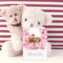 Zoete Babybeer Roze Bloemen