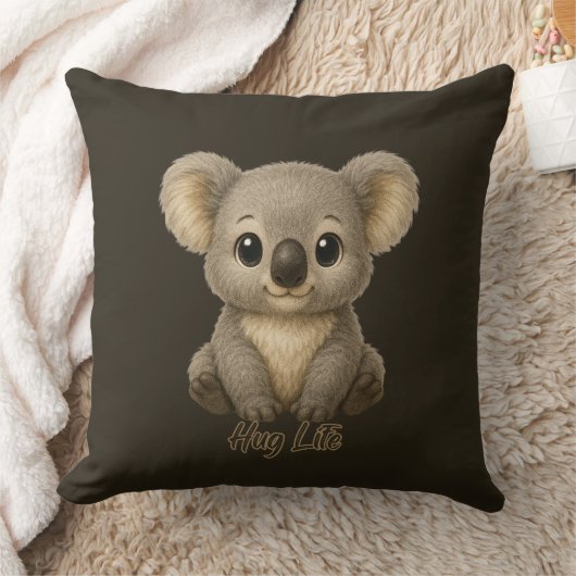 Zoete babykoala-werpdekentje kussen (Deken)