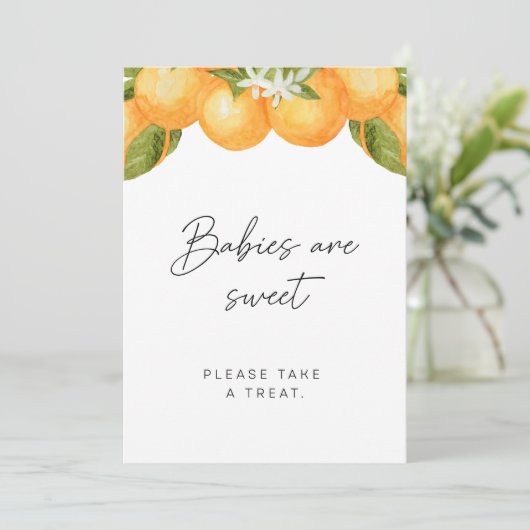 Zoete baby's op babyshower kaart (Staand voorkant)