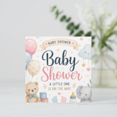 Zoete babyshower viering (Staand voorkant)