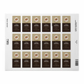 Zoete bakkerij Boutique - Loaf-look Cake Etiket (Full Sheet)