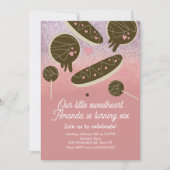  Zoete Bakkerij Nep Glitter Valentijnsdag  Kaart (Voorkant)