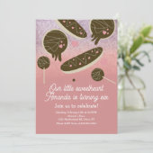  Zoete Bakkerij Nep Glitter Valentijnsdag  Kaart (Staand voorkant)