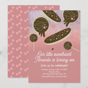 Zoete Bakkerij Nep Glitter Valentijnsdag  Kaart