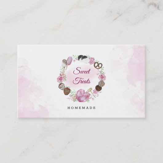 Zoete bakkerij visitekaartje (Voorkant)
