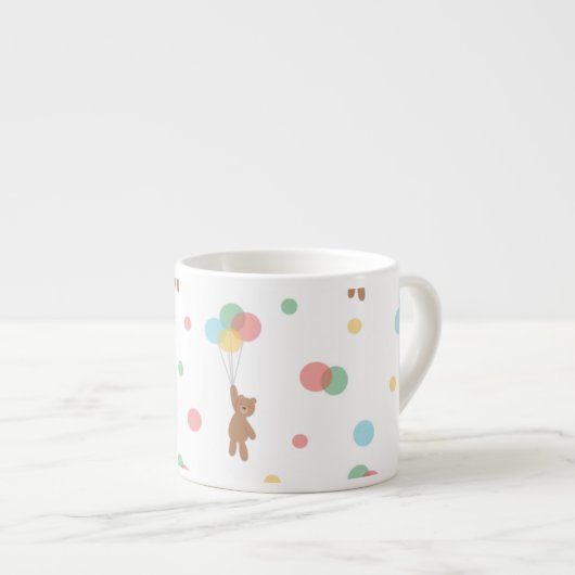 Zoete ballonnen en honing espresso kop (Voorkant rechts)