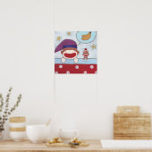 Zoete Bananendroom Poster (Keuken)