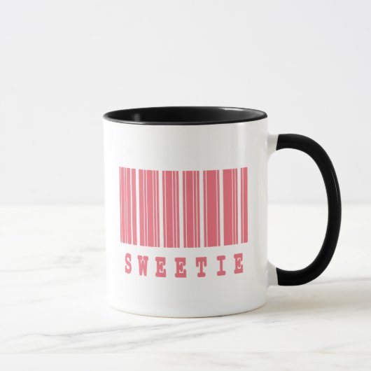 zoete barcode ontwerp mok (Rechts)