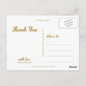 ZOETE BEDANKT | BRUILOFT BRIEFKAART (Achterkant)