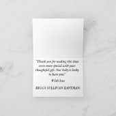 Zoete Bedankt voor de mijlpaal van Baby (Binnen)