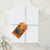 Zoete Beer Lezen – Bewerkbare cadeaubijsluiter Cadeaulabel (Met Touw)