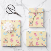 Zoete Beginnen Baby Inpakpapier – Matglans Afwerki