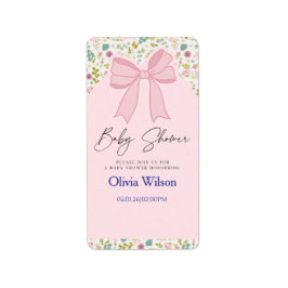 Zoete Beginnen Baby Shower Collectie Etiket