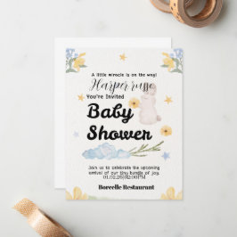 Zoete Beginnen Baby Shower Collectie Notitiekaartje