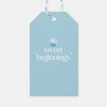 Zoete Beginnen | Poederblauwe & Witte Baby Shower