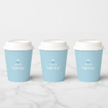 Zoete Beginnen | Poederblauwe & Witte Baby Shower