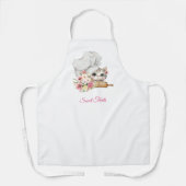 Zoete behandelingen Backery Chef's Hoed Kitten Schort (Voorkant)