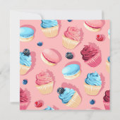 Zoete behandelingen slaan de datum op save the date (Achterkant)