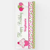 Zoete behandelt aangepaste zondagstanner spandoek (Verticaal)