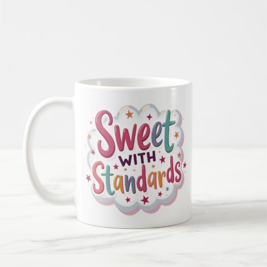 Zoete Beker Met Normen Koffiemok (Links)