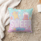 Zoete Beren met Fluffy Monsters Kussen (Deken)