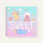Zoete Beren met Fluffy Monsters Notitieboek (Voorkant)