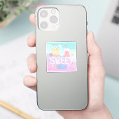 Zoete Beren met Fluffy Monsters Sticker (Telefoon)