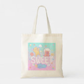 Zoete Beren met Fluffy Monsters Tote Bag (Achterkant)