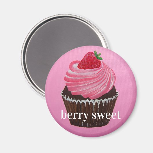 zoete bessen magneet (Voorkant / Achterkant)