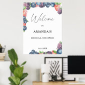 Zoete bessen - vrijgezellenfeest welkomstbord poster (Thuiskantoor)