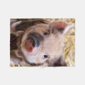 zoete biggetje fleece deken (Voorkant (Horizontaal))