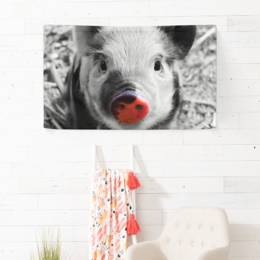 Zoete biggetje spandoek (Insitu)