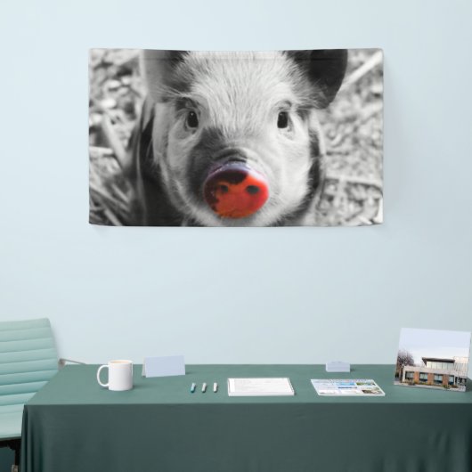 Zoete biggetje spandoek (Beurs)