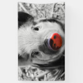 Zoete biggetje spandoek (Verticaal)