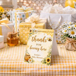 Zoete Bij Baby Shower  Visitekaartje