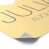 Zoete Bij Guestboek Poster - Kies Kleur (Hoek)