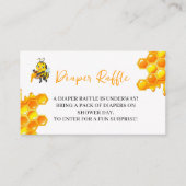 Zoete Bij Luiers Raffle Ticket Informatiekaartje (Voorkant)