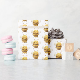 Zoete Bijen Baby Shower Cadeaupapier