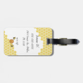 Zoete Bijenkorf Bagagelabel (Achterkant horizontaal)