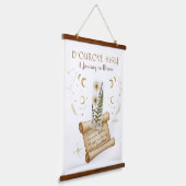 Zoete bladwijzer bloemen wandtapijt hangend wandkleed (Gebogen)