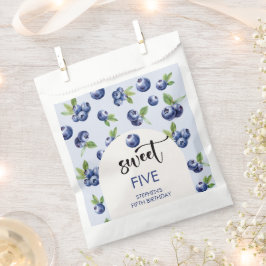 Zoete blauwe bessen kinderen verjaardag bedankzakje