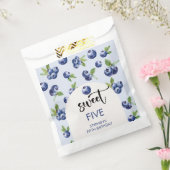 Zoete blauwe bessen kinderen verjaardag bedankzakje (Gezegeld)