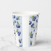 Zoete blauwe bessen kinderen verjaardag papieren bekers (Rechts)