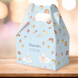 Zoete blauwe waterverf desserts kids birthday bedankdoosjes<br><div class="desc">Vier het met Sweet Delight! Ga met ons mee voor een magisch verjaardagsavontuur met onze "Sweet blue waterverf desserts kids birthday Favor Boxes". Stap in de dromerige wereld van "Sweets Dreams in the Sky: Magical Birthday Party", waar schattige schapen en speelse pinguïns stoeien tussen verrukkelijke lekkernijen zoals ijsjes, lolly's, aardbeien,...</div>